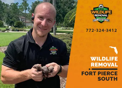 Fort Pierce South Wildlife Removal professional removing pest animal