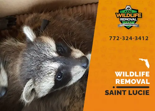 Saint Lucie Wildlife Removal professional removing pest animal