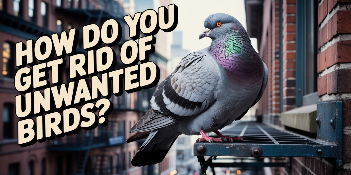How do you get rid of unwanted birds?
