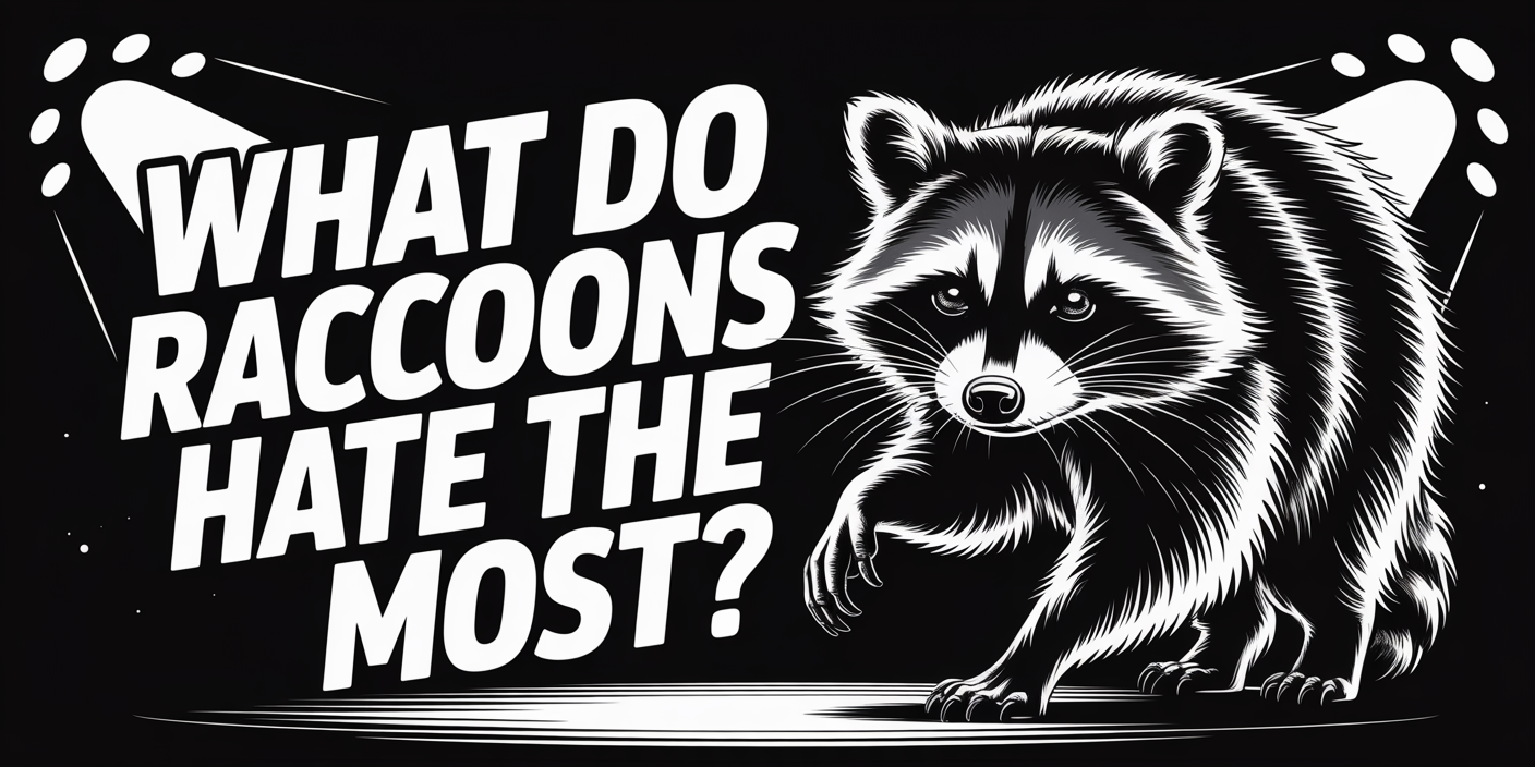 What do raccoons hate the most?