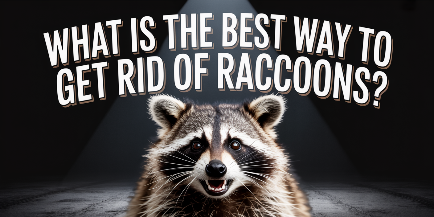 What is the best way to get rid of raccoons?