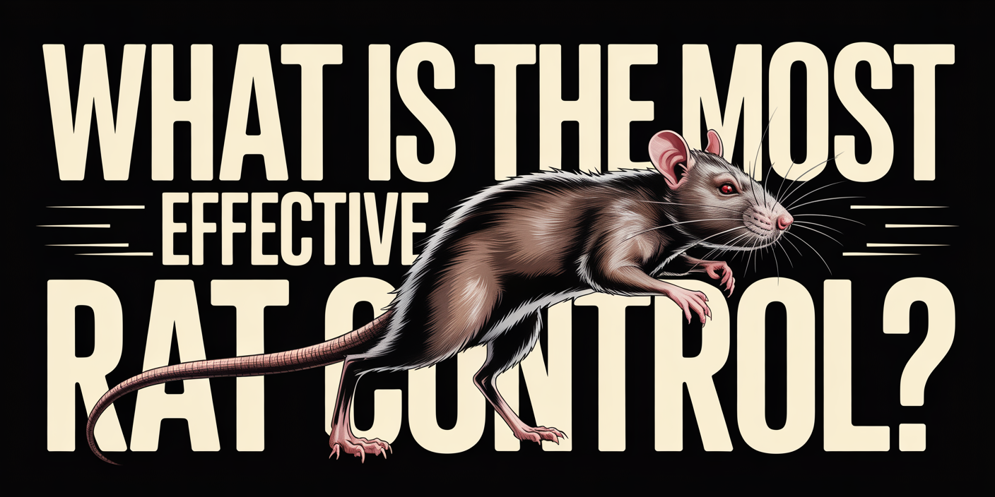What is the most effective rat control?