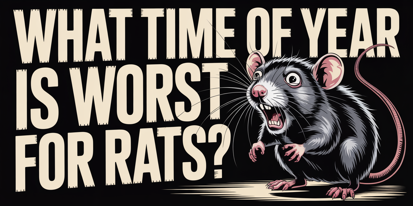 What time of year is worst for rats?