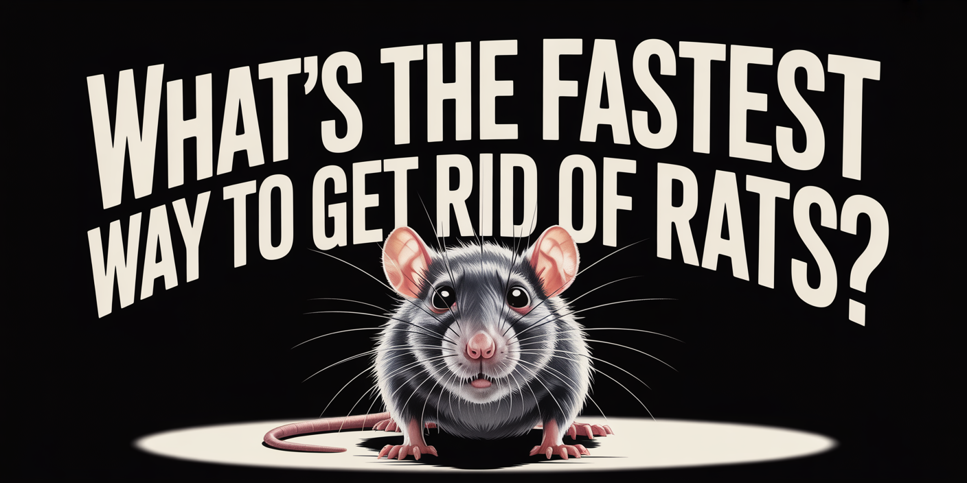 What’s the fastest way to get rid of rats?
