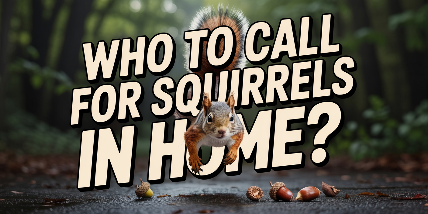 Who to call for squirrels in home?