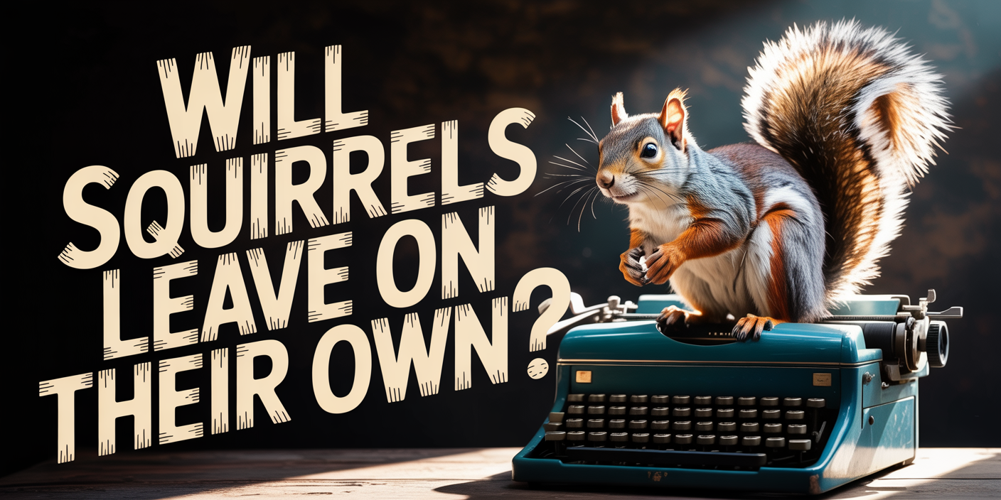 Will squirrels leave on their own?